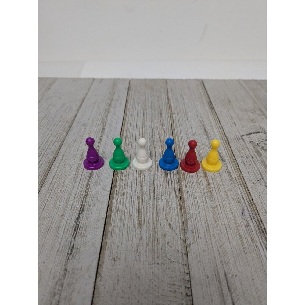 2009 Classic Clue Board Game Replacement Tokens Pieces Set of 6